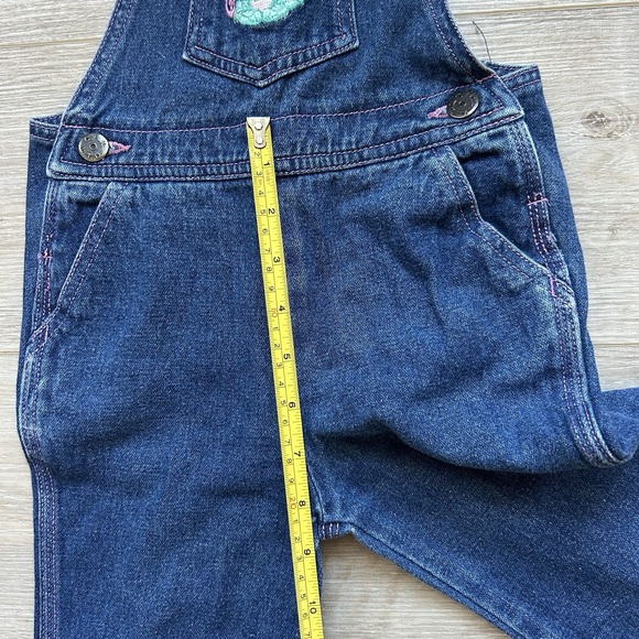 Vintage 1983 Denim‎ Blue/Pink Cabbage Patch Kids Logo Overalls Size 3T/4T *** - Picture 13 of 14